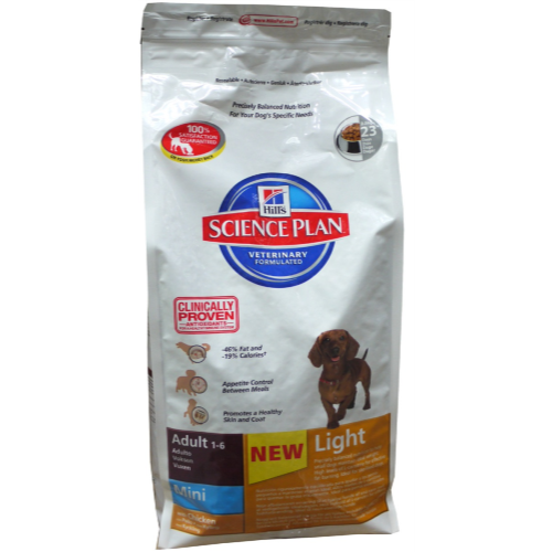 Hills Science Plan Light Mini With Chicken Adult Dog Food Hills Science Plan Light Mini With Chicken Adult Dog Food